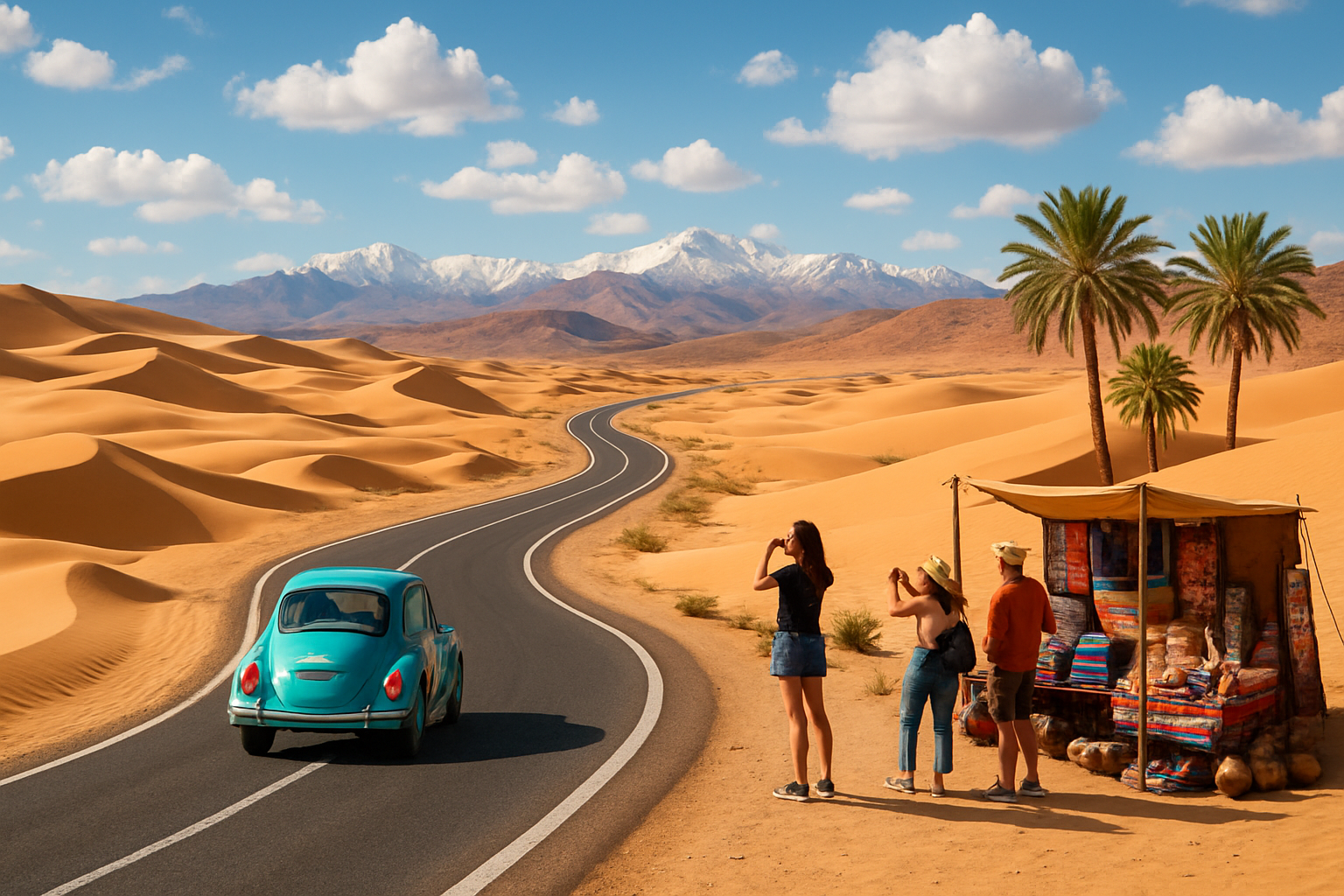 Guía para un viaje por carretera entre Marrakech y el desierto